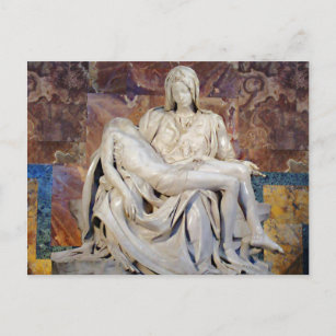 La Pieta par Michelangelo Carte postale