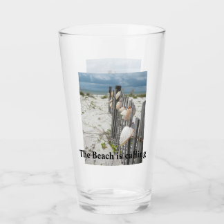 La plage appelle boire du verre