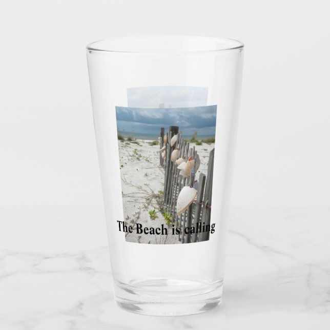 La plage appelle boire du verre (Devant)