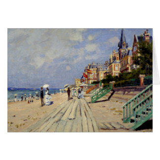 La plage chez Trouville - Claude Monet