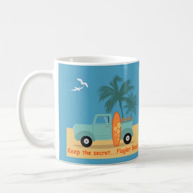 La Plage De Flagler Garde Le Mug Secret (Gauche)