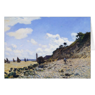 La plage de Honfleur, 1865 Claude Monet