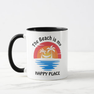 La plage est mon Happy Place Mug