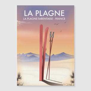 La Plagne, La Plagne-Tarentaise, poster de ski Fra
