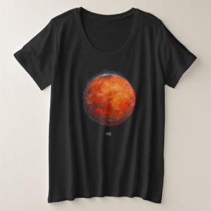 La planète rouge : Aquarelle de Mars