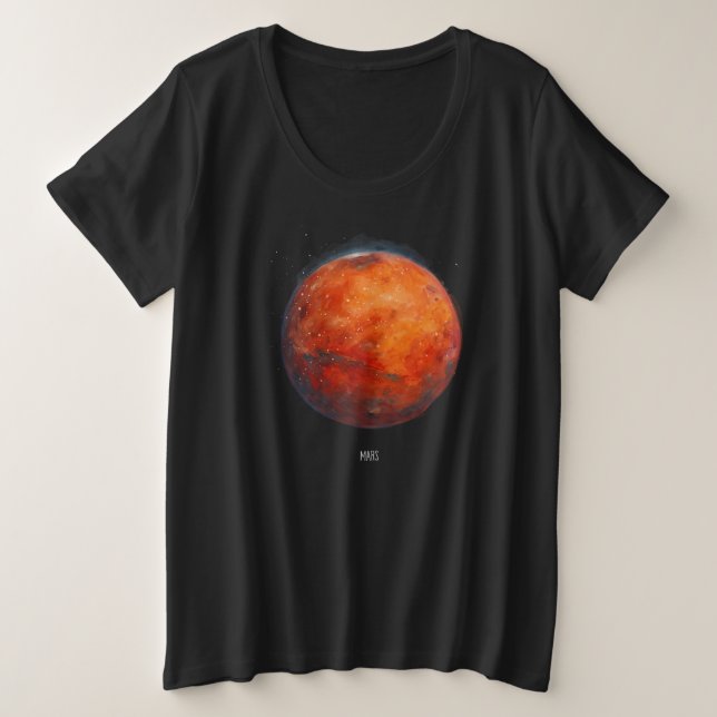 La planète rouge : Aquarelle de Mars (Design devant)