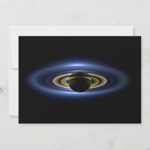La planète Saturne devant le soleil