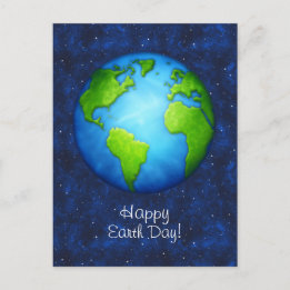 La planète Terre sur carte postale spatiale