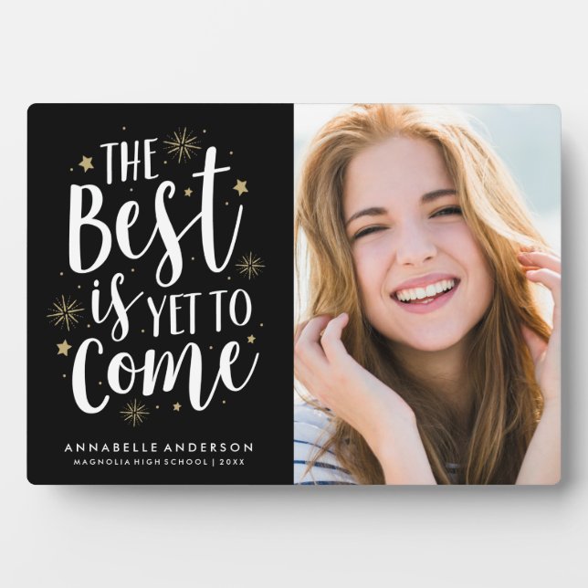 La Plaque Photo Meilleure Graduation (Devant)