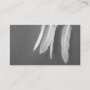 La plume fait varier le pas des cartes de visite