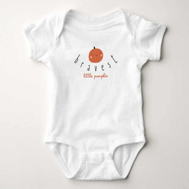 la plus courageuse petite citrouille Body One-Piec (Devant)