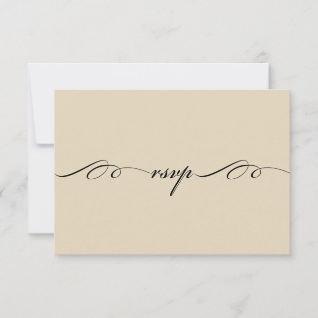 La plus grande de toutes est la carte de réponse d (Devant)