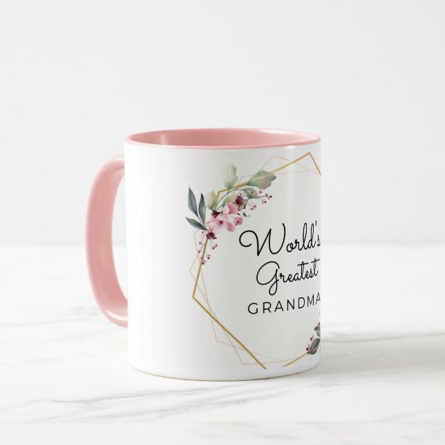 La plus grande mamie combo Mug du monde (Devant gauche)