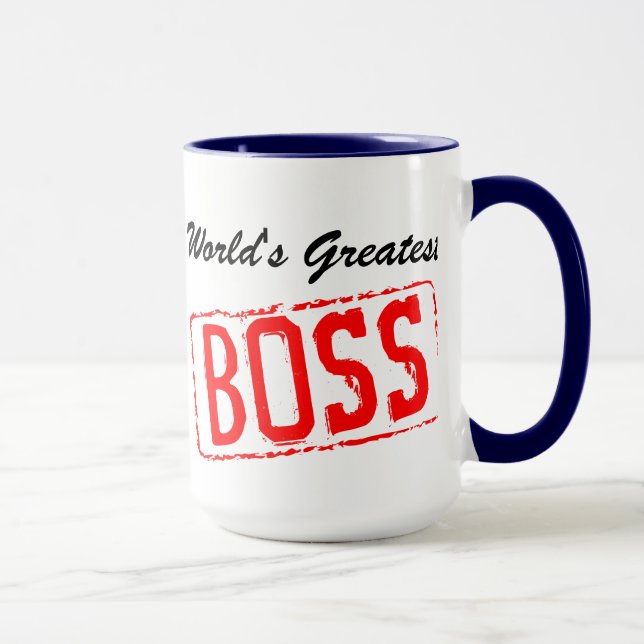 La plus grande tasse à café Boss du monde (Droite)
