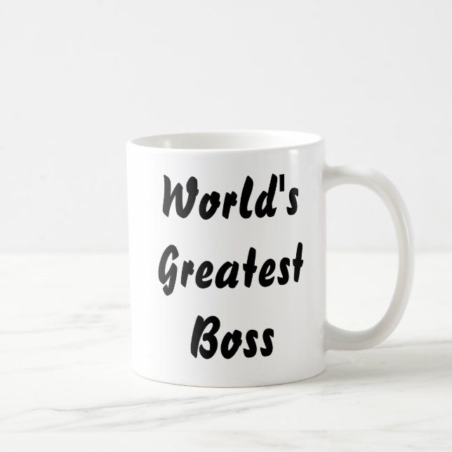 La plus grande tasse de café de patron des mondes (Droite)