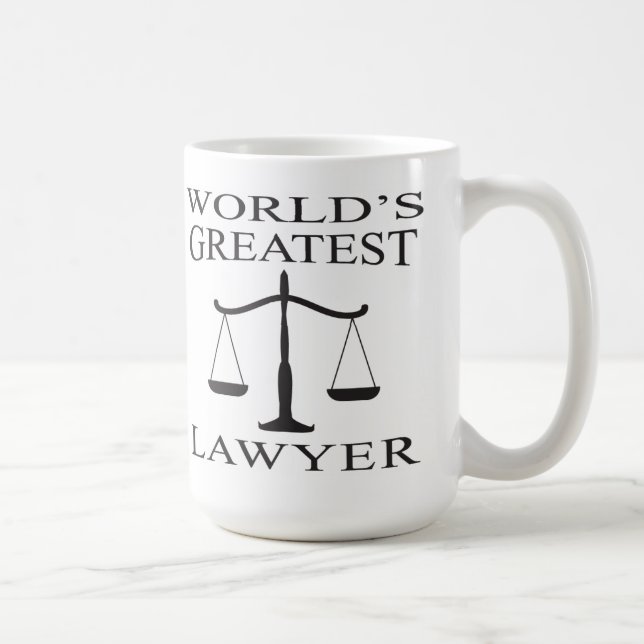 La plus grande tasse de l'avocat du monde (Droite)