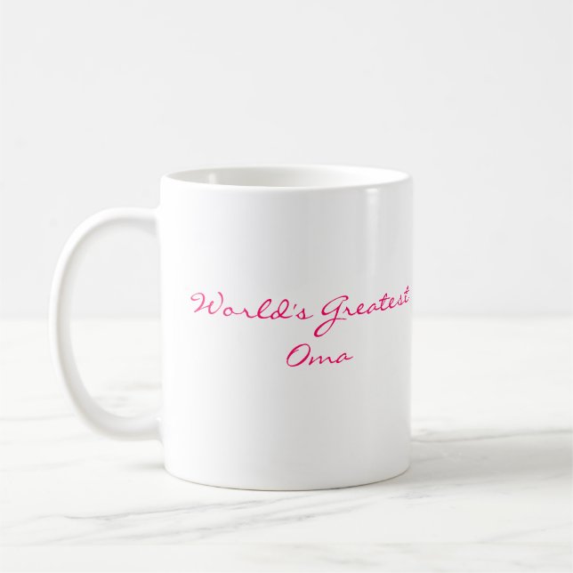 La plus grande tasse d'Oma du monde (Gauche)