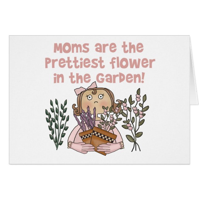 La plus jolie fleur de maman dans le jardin (Devant horizontal)