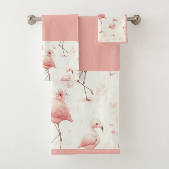 La plus mignonne troupe de flamants roses (En situation)