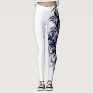 "La poésie saphir", Leggings de la femme
