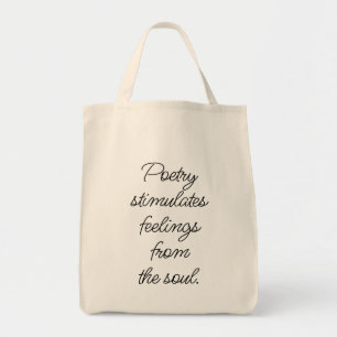 La poésie stimule le Sac fourre-tout de l'alimenta