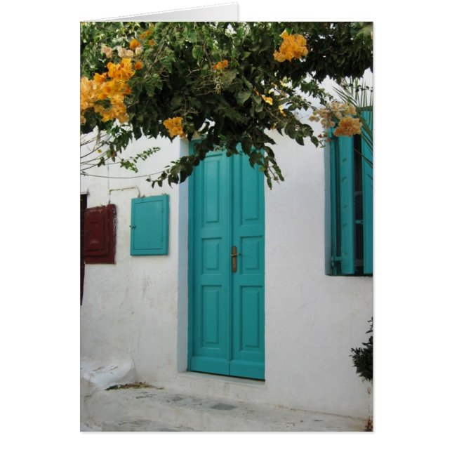 La porte bleue (Devant)