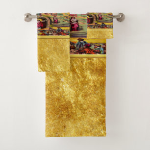 La Porte du Ciel avec une texture de feuille d'or 