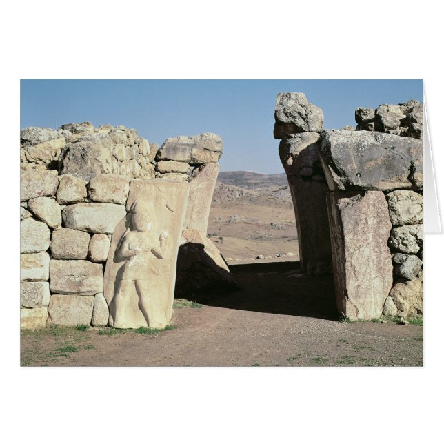 La porte du roi des murs de Hattusas (Devant horizontal)