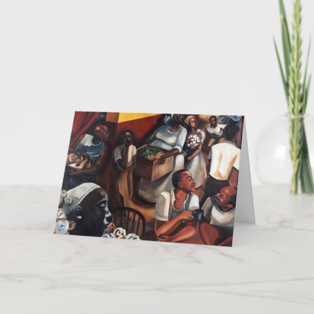 "La poule de Guinée a obtenu lâchement" la carte (Devant)