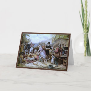 La première carte d'action de grâces de Ferris-Tha