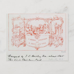 La première carte de Noël, par J.C.Horsley, 1843