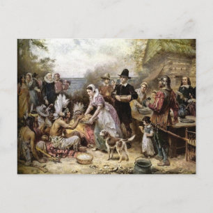 La Première Carte Postale Thanksgiving