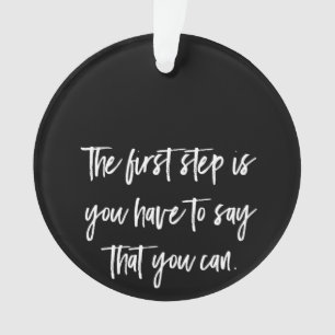 la première étape est de dire que vous pouvez