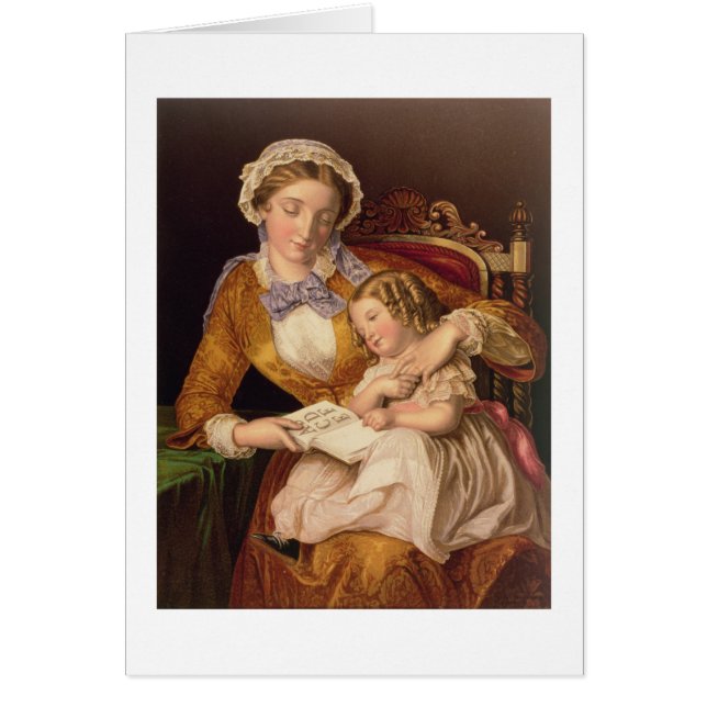 La première leçon, pub. par Baxter, 1855 (copie) (Devant)