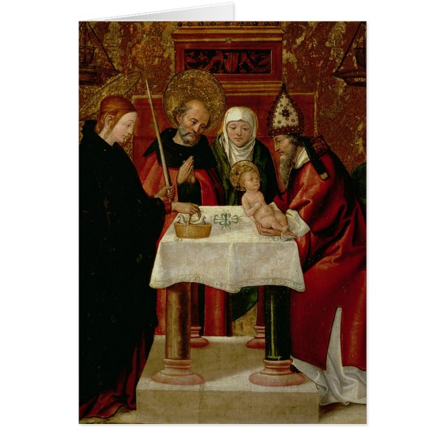 La présentation de circoncision dans le temple (Devant)