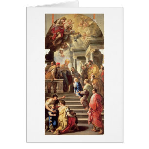 La présentation de la Vierge au temple (huile