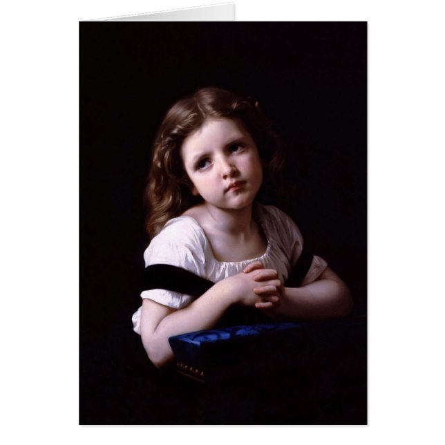 La prière de William-Adolphe Bouguereau (Devant)
