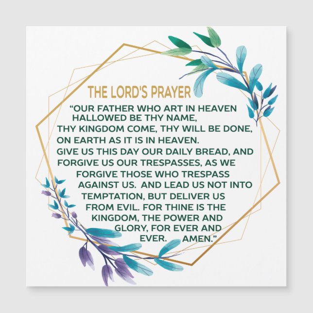 La prière du Seigneur (Devant)