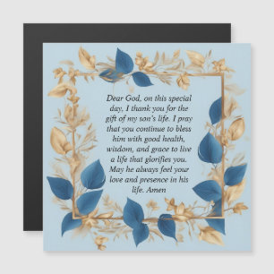 La prière d'une mère pour son fils