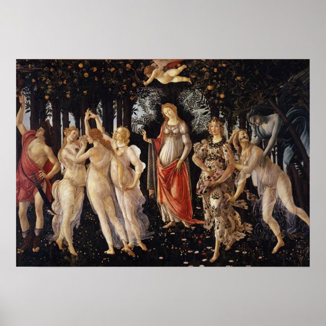 La Primavera de Botticelli - poster au format A2 (Devant)