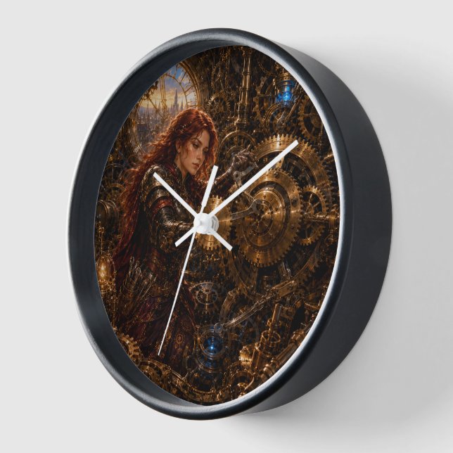 La Princesse du Clocher Répare la Grande Horloge (Angle)