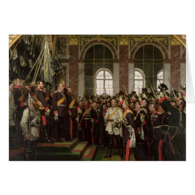 La proclamation de Wilhelm (Devant horizontal)