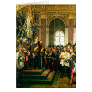 La proclamation de Wilhelm comme Kaiser
