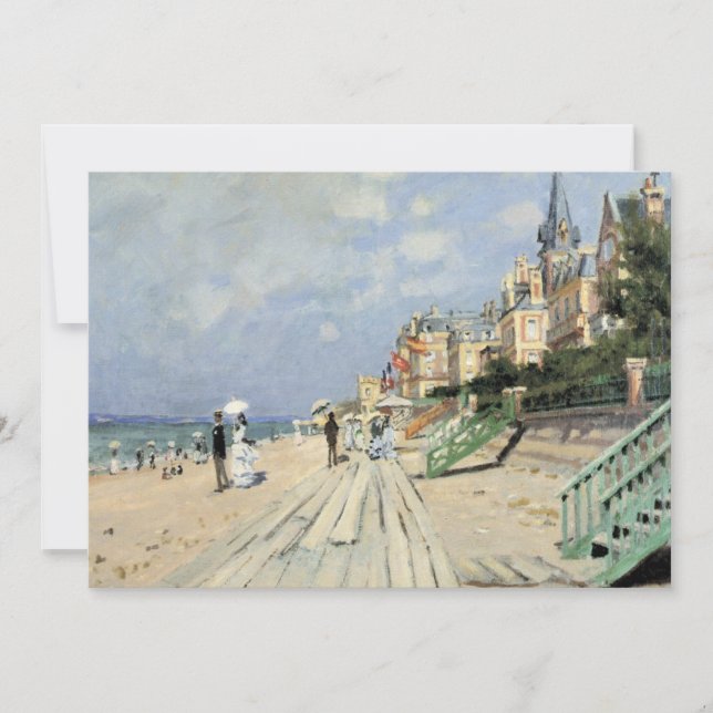 La Promenade à Trouville par Claude Monet (Devant)