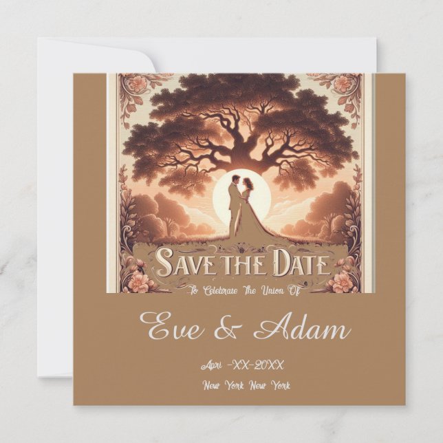 La promesse éternelle de l'amour : une Faire-part  (Devant)