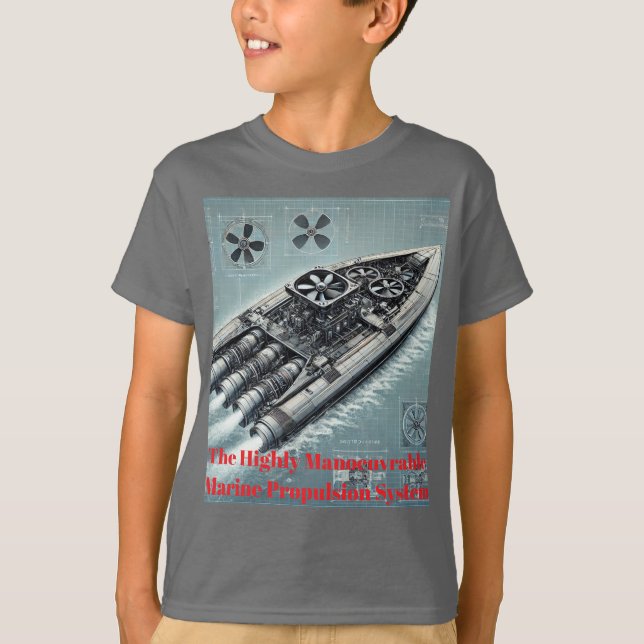 "La propulsion marine ultime" T-shirt (Devant)