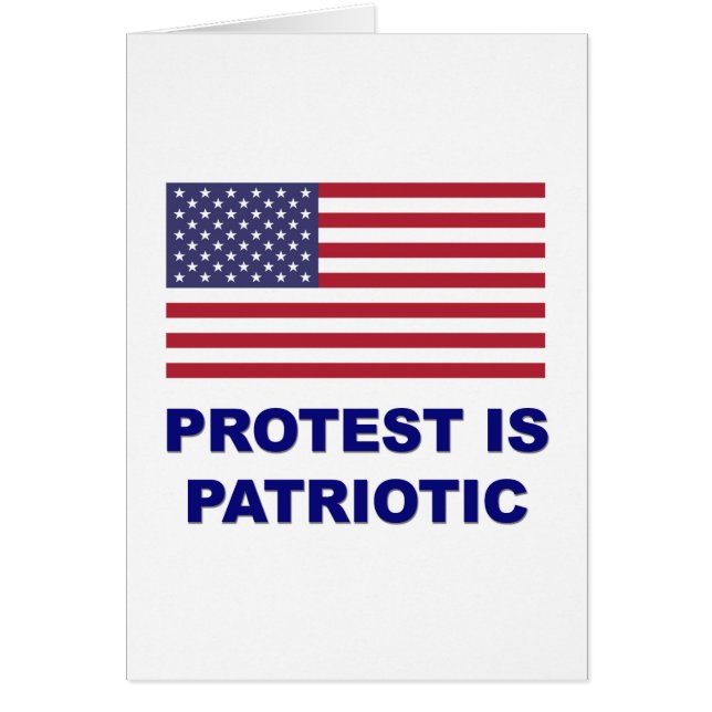 La protestation est patriotique (Devant)