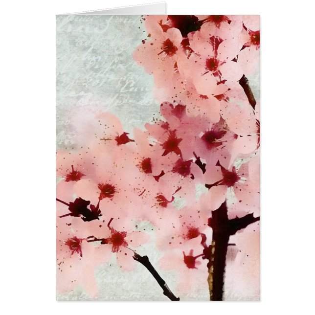 La prune fleurit carte (Devant)
