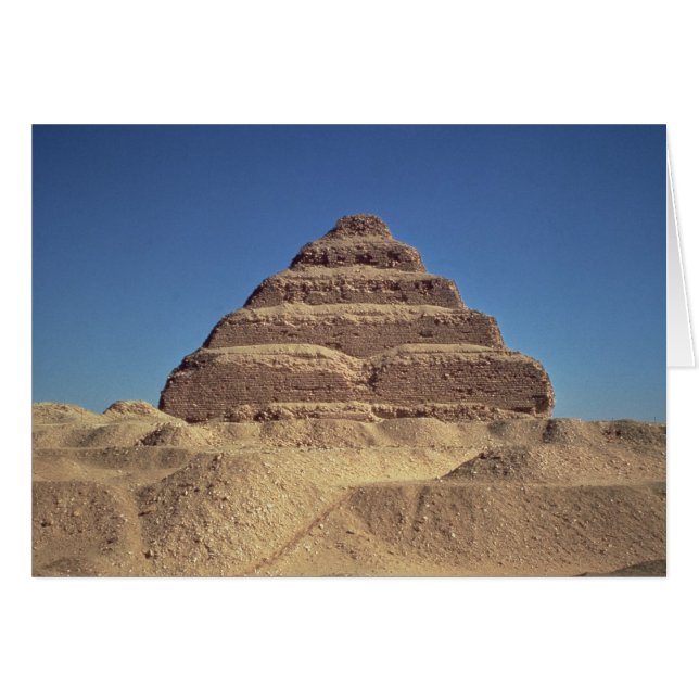 La pyramide des pas du roi Djoser, c.2630-2611 ava (Devant horizontal)