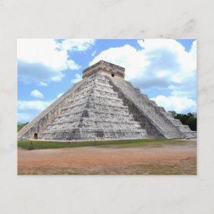 La pyramide maya à Chichén‑Itzá. Carte postale